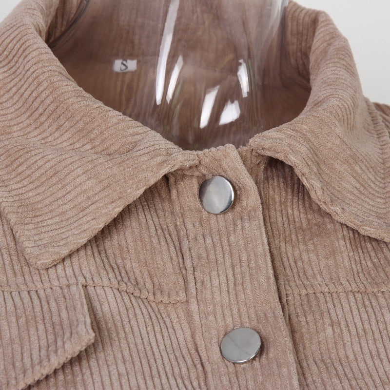 Andrea - Chaqueta corta de pana