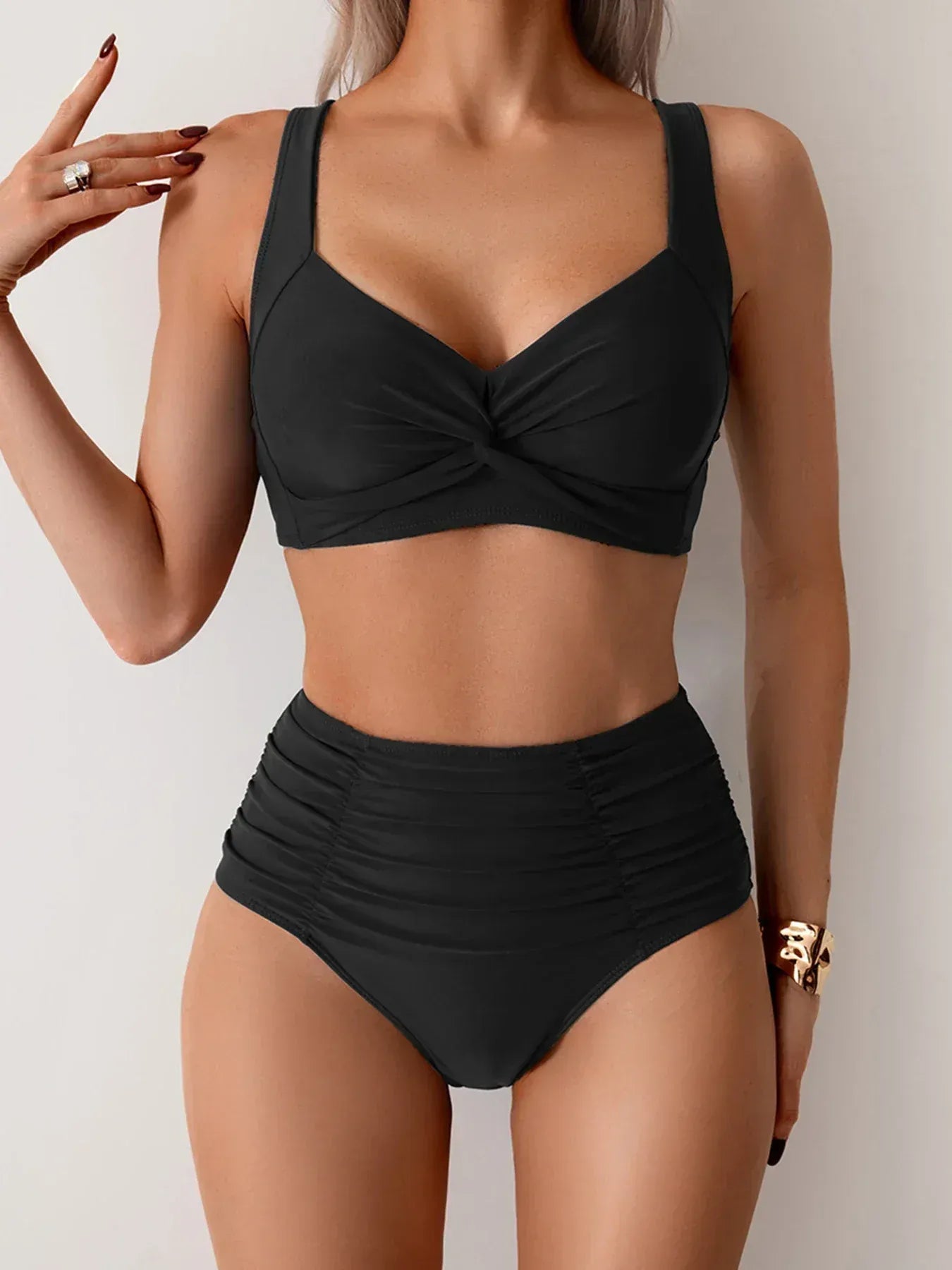 Sofia - DELACROIX | Bikini moldeador de cintura alta