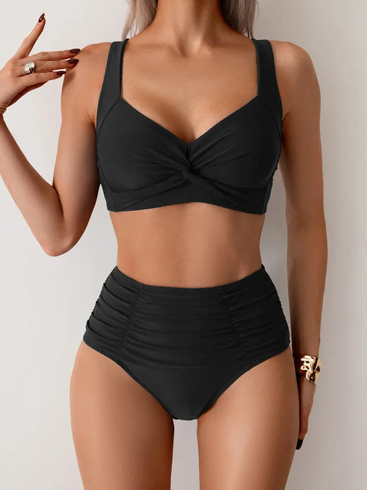 Sofia - DELACROIX | Bikini moldeador de cintura alta